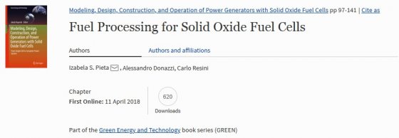 Modeling, Design, Construction, and Operation of Power Generators with Solid Oxide Fuel Cells
